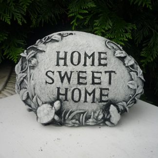 Element decorativ Home Sweet Home - cod D05 -alb/patinat-