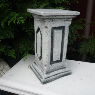 Piedestal mic-cod-CL 07-patinat/alb-