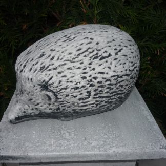 Arici drept-patinat/alb-