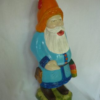 Pitic mare-mos craciun-patinat/colorat- cod P08 -