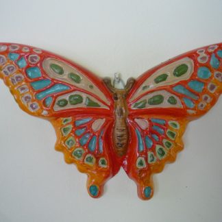 Tab.cu fluture-cod-D22-colorat/patinat