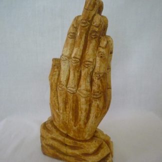 Mâini rugându-se- patinat/alb -