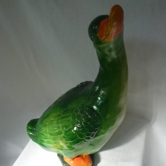 Rață cu capul în sus/colorat-patinat