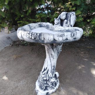 Adapator trunchi copac veverita-patinat/alb-codD41