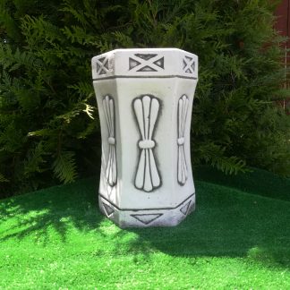 Piedestal hexagon -cod CL 10-patinat/alb-